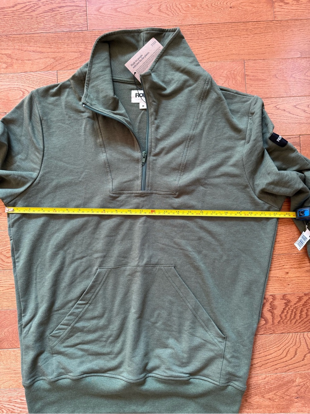 ROWE NWT unisex Medium quarter zip french terry - Picture 6 of 12